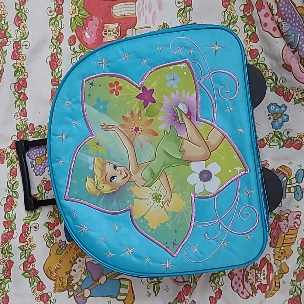 Disney Store Tinkerbell Rolling Bag